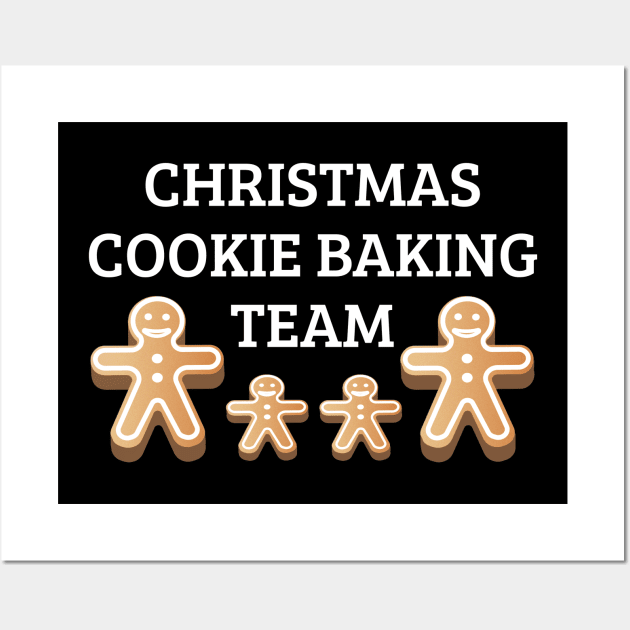 Christmas Cookie Baking Team Wall Art by JustPick